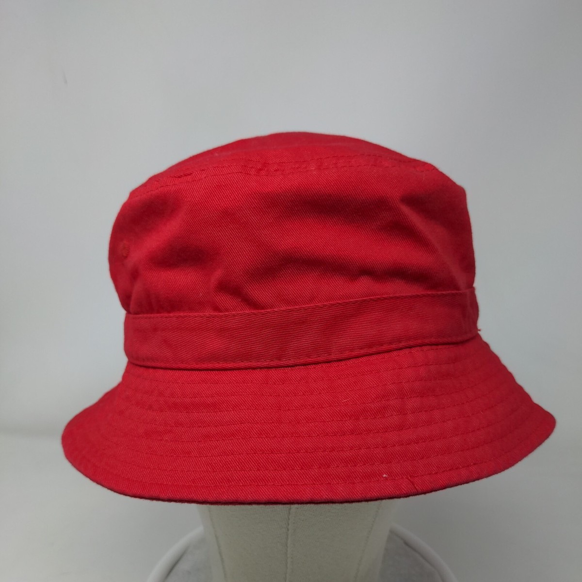 ChoKoLids Bucket Hat Red One Size Solid Blank Vent Holes Cotton | eBay