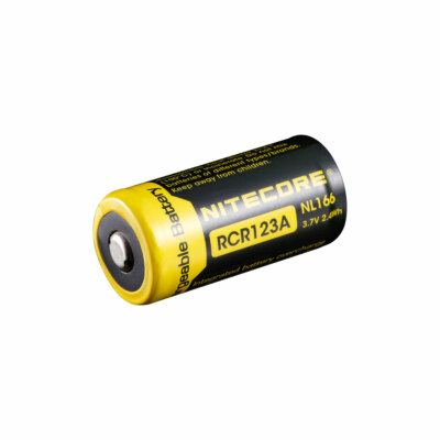 Nitecore NL166 Li-Ion Akku 650 mAh 3,7V 16340 RCR123A Battery   09JB16340