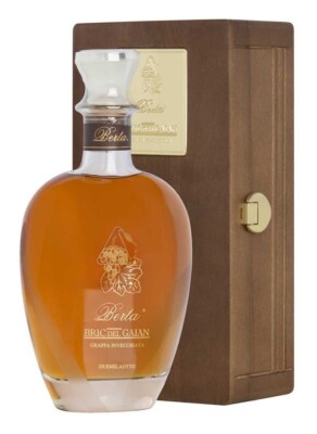 Berta Grappa Bric del Gaian in edler Holzbox  - 43%Vol./0,7 L