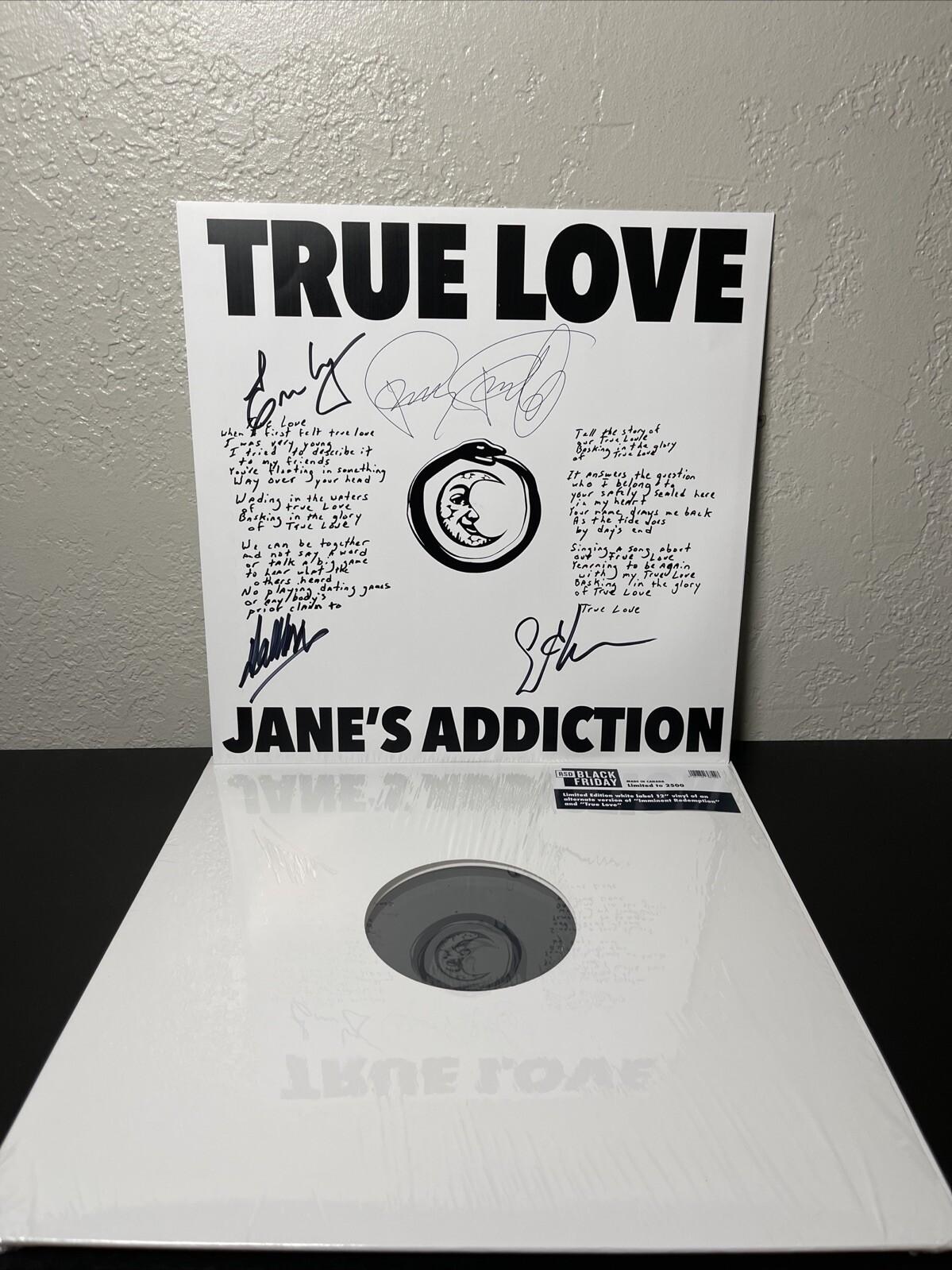 Jane's Addiction Imminent Redemption AUTOGRAPHED Vinyl 12