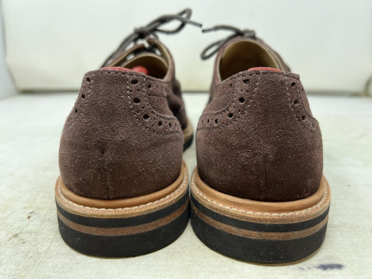 Cole Haan Christy Wedge Gilley Shoes Mens Brown Snuff Suede 
