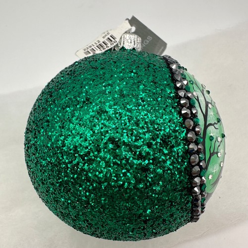 2018 Patricia Breen Grande Orb Eye of Newt Green 3.54" Ornament Halloween - Picture 2 of 6