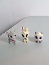 Disney Jr. T.O.T.S. Tiny Ones Flocked Animal Mixed Lot of 3 Mini Figures