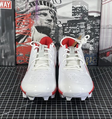 Nike Mens Size 10 Alpha Huarache 4 Keystone RED Baseball  display picture 1