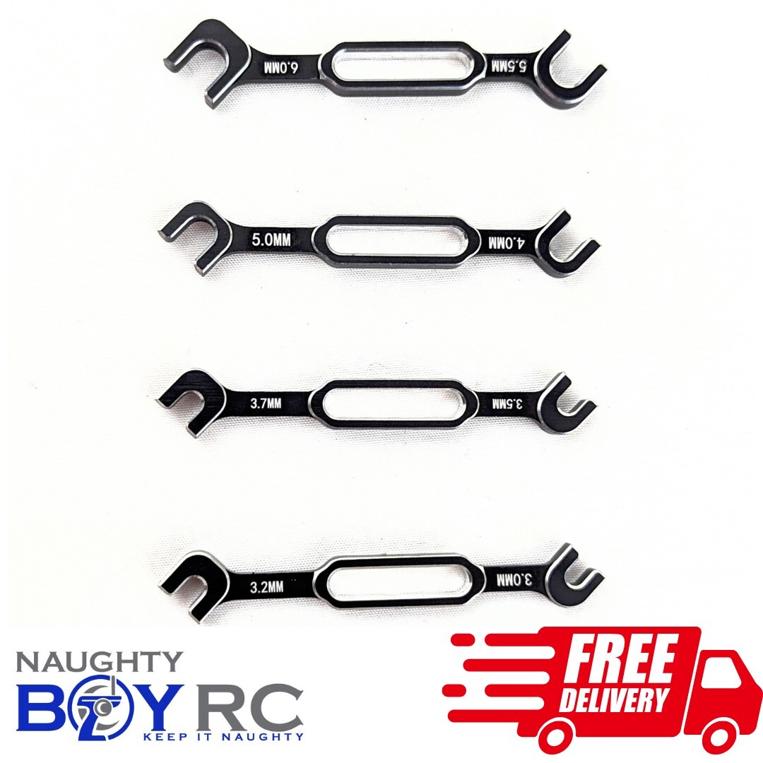 Aluminum Turnbuckle Wrench Set 3 3.2 3.5 3.7 4 5 5.5 6mm Tool