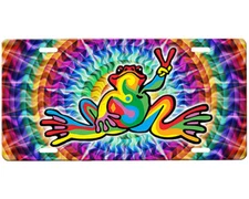 Peace Frog license plate