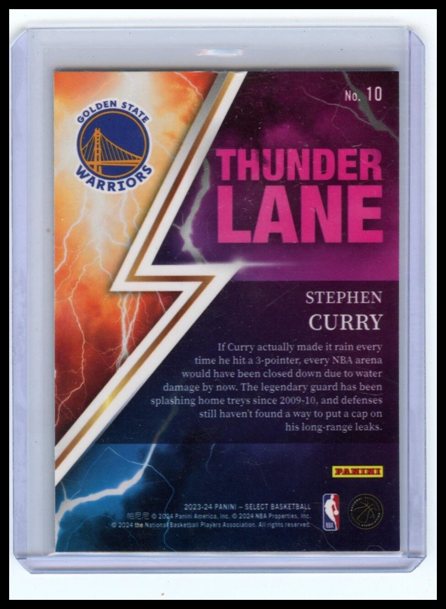 2023-24 Panini Select #10 Stephen Curry Thunder Lane | eBay