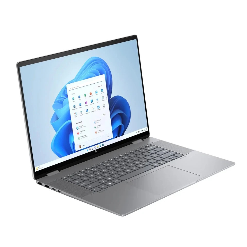 NEW HP Envy 2-in-1 Touch Laptop 16" R5 8640HS 8GB RAM 512GB SSD Silver - Win 11 - Image 2 of 4