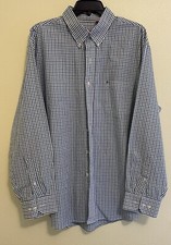 IZOD Men's Long Sleeve Button Down Dress Shirt - Size XL