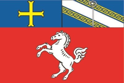 Aufkleber Lusigny-sur-Barse (Frankreich) Flagge Fahne 8 x 5 cm Autoaufkleber