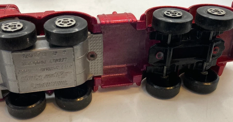 Camión contenedor vintage 1976 Matchbox Lesney Super Kings diecast K-24 Foto 4 de 4