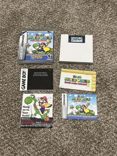 Super Mario World: Super Mario Advance 2 CIB & carte Gameboy Advance GBA complet - Photo 1/7