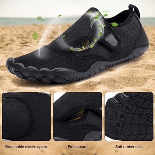 UK Womens Mens Water Shoes Aqua Shoes Beach Swim Barefoot Non Slip Surfing Size - Picture 14 of 28