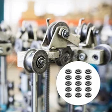15 Pcs Stainless Steel Bearing Pulley Wheel Roller U Slotted 2" 1128 LBS