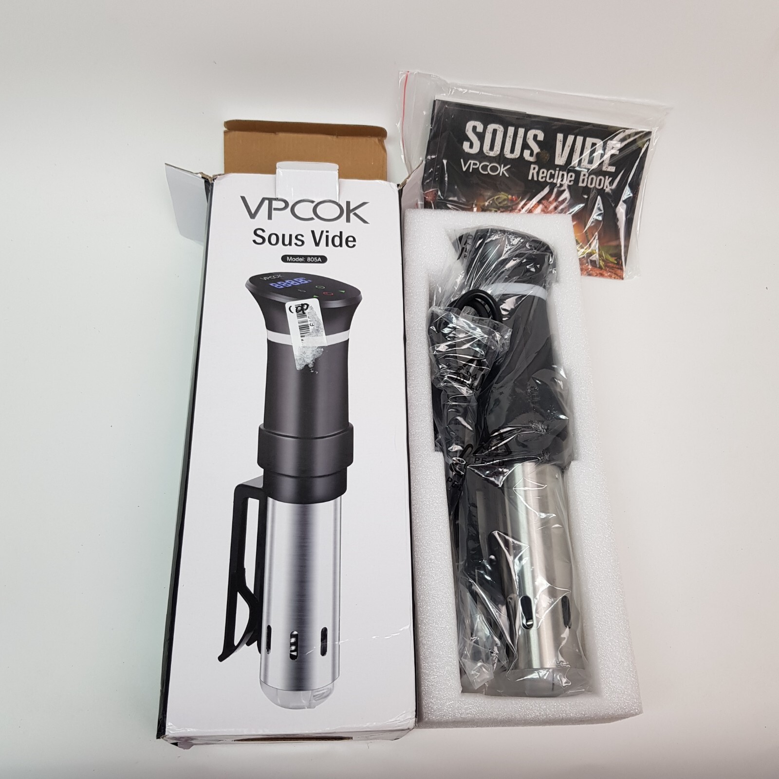 VPCOK Sous Vide Precision Immersion Cooker 1000 WATT Model: 805A Time Adjustable