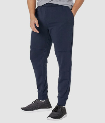 $88 Fourlaps Men's Blue Drawstring Waist Fleece Jogger Sweatpants Size Small
