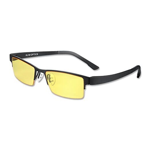 Optics Blue Light Glasses - Reduce Eye Strain, Fatigue -Computer Gaming Yellow-image