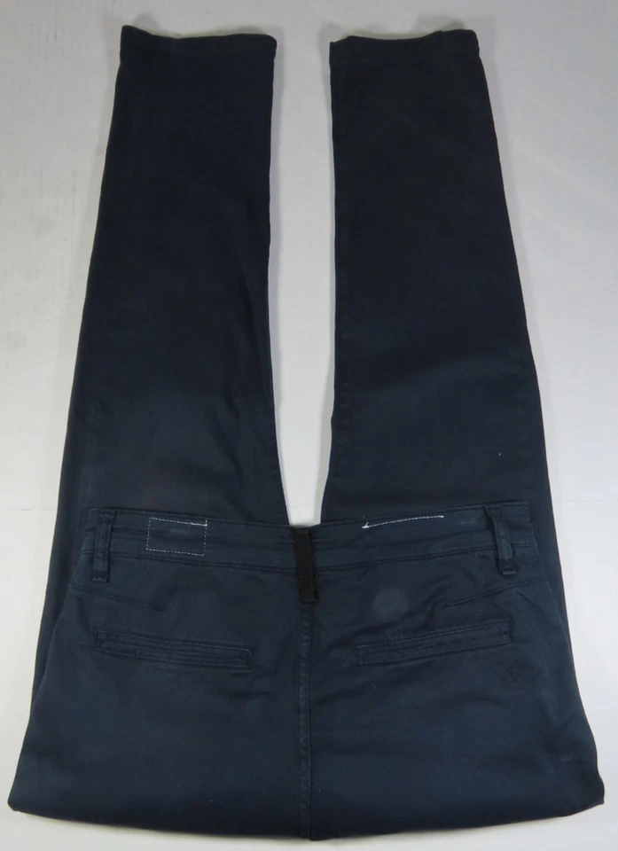 Rag & Bone Salute Mens Cotton Twill Chino Pants Fit 2 Stretch Blue Casual 29x29 - Image 2 of 4