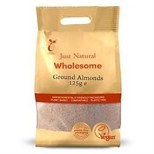 Just Natural Wholesome | Ground Almonds 125g | 1 x 125g