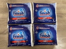 4 Pack Finish Dishwasher Water Softener Salt for  Bosch Dishwasher 1KG each