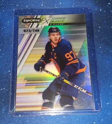 Connor McDavid /749 Synergy FX 2020-21 Upper Deck Hockey Card Edmonton Oilers