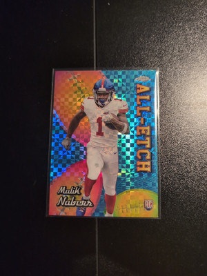 2024 Topps Chrome Malik Nabers All Etch X-Fractor RC #CAE-MN