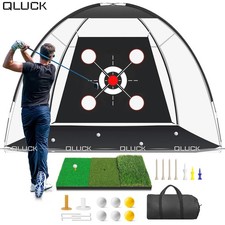 10x7ft Golf Practice Net Hitting Training Driving Aid Chipping Impact Indoor Out