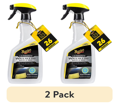 #ad Pack of 2 Meguiar#x27;s Ultimate Waterless Wash amp; Wax Spray G3626 26 oz $17.49