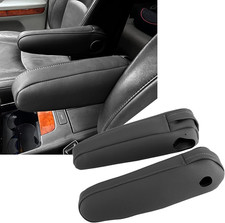 2PCS Black Leather Seat Armrest Cover Lexus RX300 RX330 RX350 2003  2009 Zipper