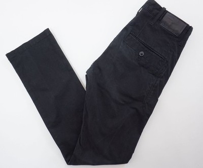 G-Star Herren Chino Jeans Bronson Slim Chino W31 L34 31/34 schwarz uni Stoff