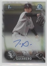 2016 Bowman Chrome Prospects Refractor 94/499 Jordan Guerrero #CPA-JGU Auto 3k7