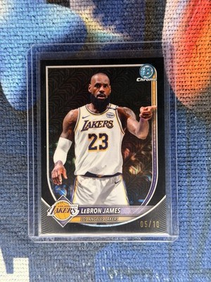 2025 Bowman Chrome LeBron James Black Mojo #05/10 NBA 