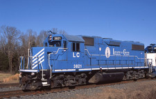 Lancaster & Chester GP38-2 # 3821 @ Richburg, Karolina Południowa sty 2012