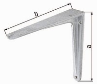 Konsole L.200Mm H.175Mm Alu-Guss Trgf.75Kg Gah Regalhalter BodenträGer