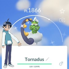 Pokémon GO ✨ Shiny Tornadus (Incarnate Forme) ✨ Only Registered Trade