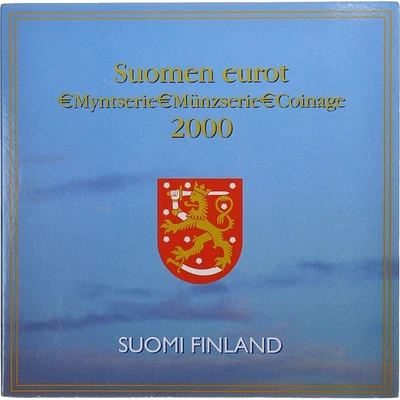 Finlande, 1 Cent to 2 Euro, BU, 2000, Vantaa, FDC - Photo 1/2
