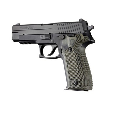 Hogue Piranha G10 Grips SIG P226, G-Mascus Green + Grip Screw