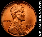 1951-D Lincoln Wheat Cent - Red Choice Gem Brilliant Unc  No Reserve  #G8898