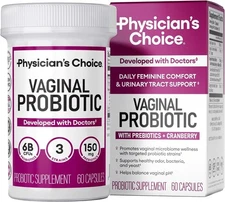 Physician's Choice Vaginal Probiotic for Women - Support Vaginal PH Balance