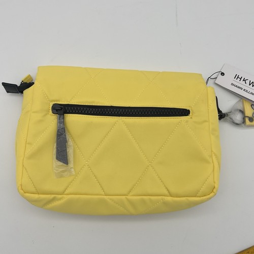 Borsa IHKWIP gialla trapuntata doppio nodo di Shawn Killinger - senza cinturino - nuova con etichette - Foto 2 di 8