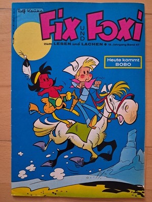 Fix + Foxi 18.Jahrgang Nr.47 von 1970 mit Werbung Fischer Technik - TOP Z1