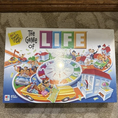 Vintage Hasbro 2005 GAME OF LIFE Board Game (Brand New - NIB- “Factory Sealed”