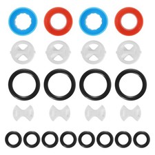 Outdoor Faucet Repair Kit, 24 Pcs Washer Black, Red, White, Blue