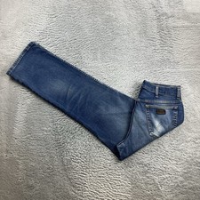 Vintage Wrangler Texas Stretch Jeans W34 L32 Herren Blau Regular Straight Denim