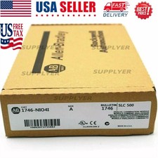 New Sealed AB 1746NIO4I SLC 500 Analog Output Module 1746-NIO4I US Free Tax