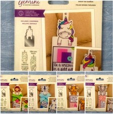 Lot of 5 Gemini By Crafters Companion 6pc Stamp And Die Sets