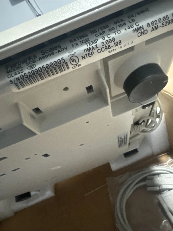 Fairbanks Ultegra SCB-R9000 ADV  A/C + Usb Powered Parcel Shipping Scale - Image 3 of 4
