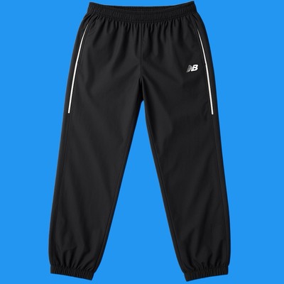 New Balance Mens Medium All Motion Lightweight Joggers Running Black Track Pants