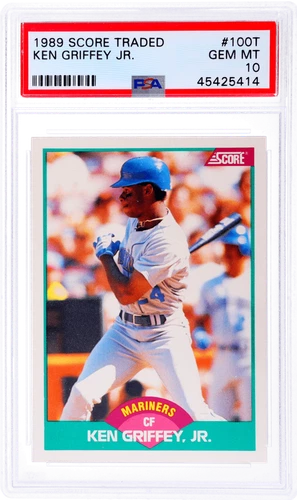 1989 Score Traded Ken Griffey #100T PSA 10 Rookie RC