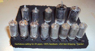 Vintage NIXIE  Tubes 11 are National NL-950S types, 2 are Ampex types.
